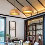 Bamboo Braided Pendant Lamp - Image 10