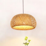 Bamboo Braided Pendant Lamp - Image 8