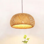 Bamboo Braided Pendant Lamp - Image 2