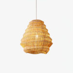 Bamboo Spiral Pendant Lamp - Image 15