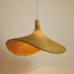 Rattan Weave Hat Pendant Light - Image 20