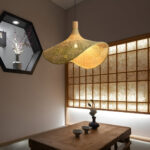 Rattan Weave Hat Pendant Light - Image 14