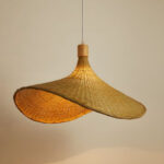 Rattan Weave Hat Pendant Light - Image 18