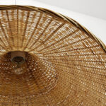 Rattan Weave Hat Pendant Light - Image 6
