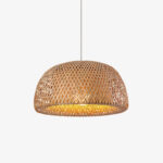 Bamboo Braided Pendant Lamp - Image 7