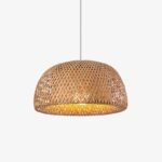Bamboo Braided Pendant Lamp
