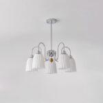 Bauhaus Pleated Chandelier - Image 11