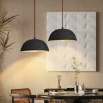 Black Arch Ceramic Pendant Lamp - Image 3