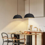 Black Arch Ceramic Pendant Lamp - Image 2