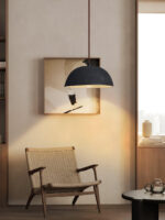 Black Arch Ceramic Pendant Lamp - Image 9