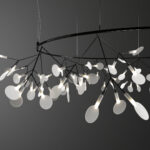 Black Big O Firefly LED Chandelier - Image 9