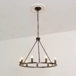 Black Candles Ring Chandelier - Image 9