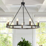 Black Candles Ring Chandelier - Image 11