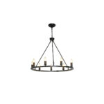 Black Candles Ring Chandelier - Image 12