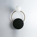 Black Circular Rings Wall Lamp - Image 18