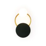 Black Circular Rings Wall Lamp - Image 16