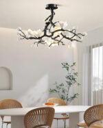 Black Copper Tree Chandelier - Image 19
