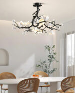 Black Copper Tree Chandelier - Image 4