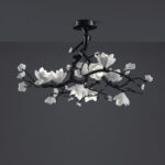 Black Copper Tree Chandelier - Image 13