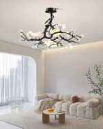 Black Copper Tree Chandelier - Image 5