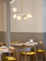 Porcelain Magnolia Chandelier - Image 16