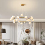 Porcelain Magnolia Chandelier - Image 2