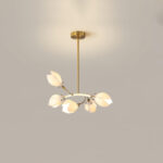 Porcelain Magnolia Chandelier - Image 9