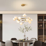 Porcelain Magnolia Chandelier - Image 8
