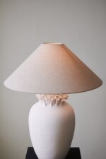 Blossom Crest Ceramic Table Lamp - Image 8