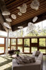 Blown Glass Mesh Pendant Light - Image 15