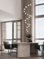 Crystal Bubbles Balls Pendant Lamp - Image 3