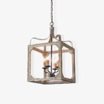 Boho Rustic Cube Chandelier