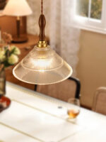 Vintage Ripple Pendant Lamp - Image 5