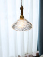 Vintage Ripple Pendant Lamp - Image 9