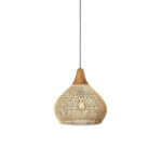 Braided Rattan Swag Pendant Lamp - Image 16