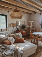 Braided Rattan Swag Pendant Lamp - Image 12