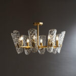 Brass Central Chandelier - Image 12
