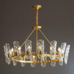 Brass Central Chandelier - Image 8