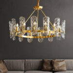 Brass Central Chandelier - Image 2