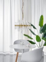 Vintage Antique Brass Chandelier - Image 14