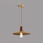 Brass Crest Pendant Light - Image 16