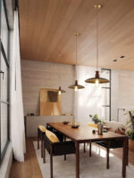 Brass Crest Pendant Light - Image 7
