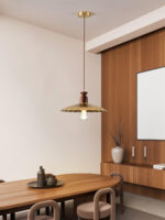 Brass Crest Pendant Light - Image 11
