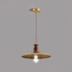 Brass Crest Pendant Light - Image 3