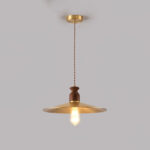 Brass Crest Pendant Light - Image 4