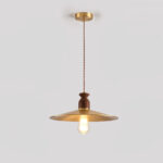 Brass Crest Pendant Light - Image 15