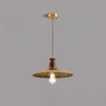 Brass Crest Pendant Light - Image 13
