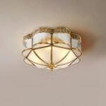 Brass Domed Flush Ceiling Lamp - Image 20