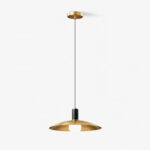 Brass Flared Pendant Lamp - Image 13