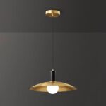 Brass Flared Pendant Lamp - Image 11